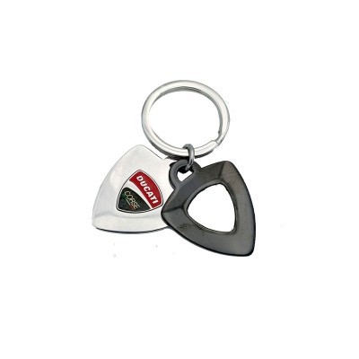 Portachiavi triangolare Acciaio e Carbonio [fea9a9e5]