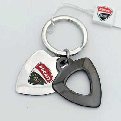 Portachiavi triangolare Acciaio e Carbonio [278feae8]