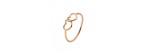 Anello cuori filo intrecciati oro 18kt [facf08d9]