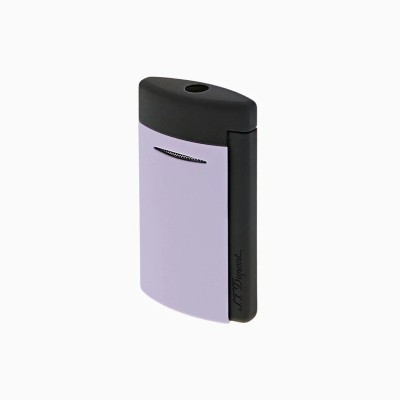 Accendino Minijet nero opaco e lilla [20645bdb]