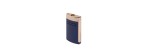 Accendino MaxiJet blu e oro rosa [3dcdf8da]