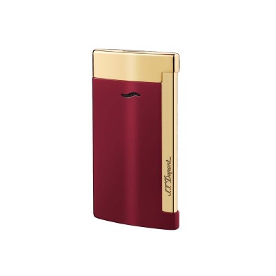 Accendino Slim rosso finitura dorata [bbef2e32]