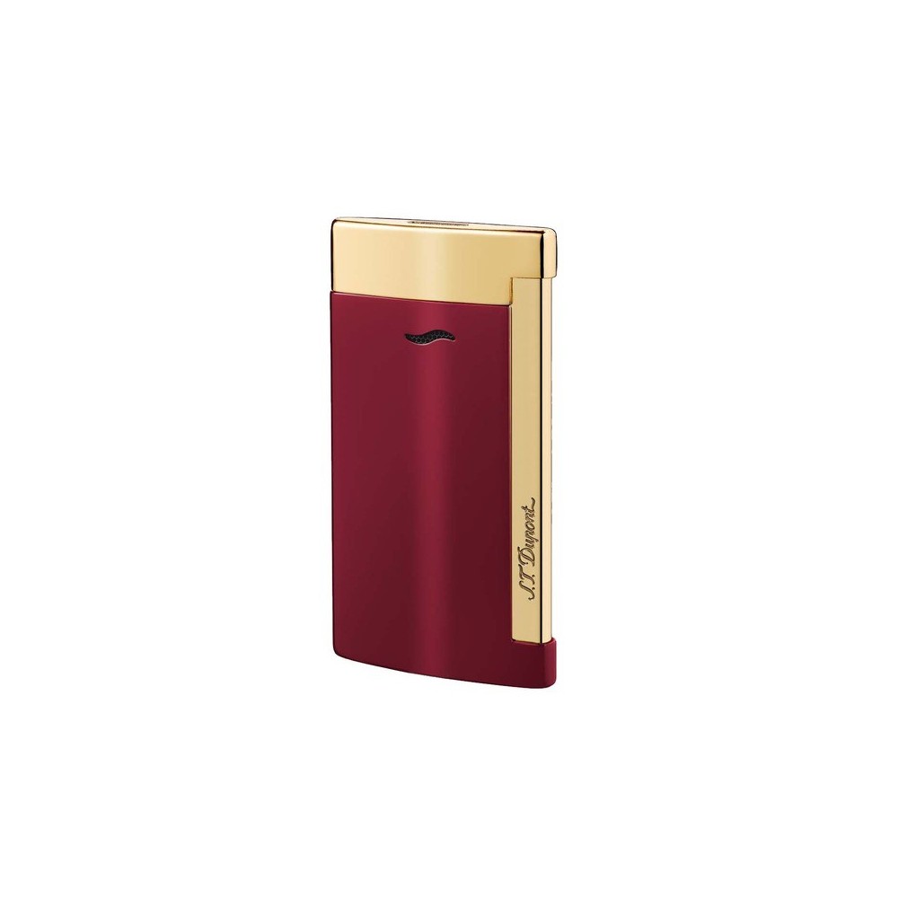 Accendino Slim rosso finitura dorata [bbef2e32]