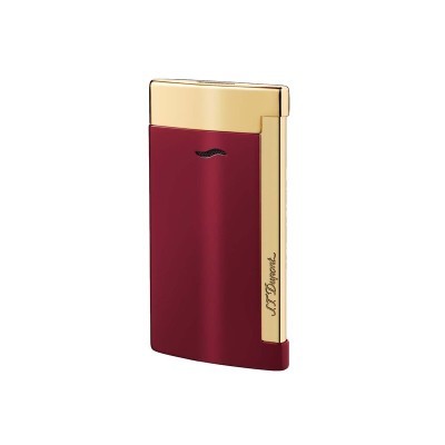 Accendino Slim rosso finitura dorata [bbef2e32]