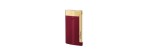 Accendino Slim rosso finitura dorata [bbef2e32]