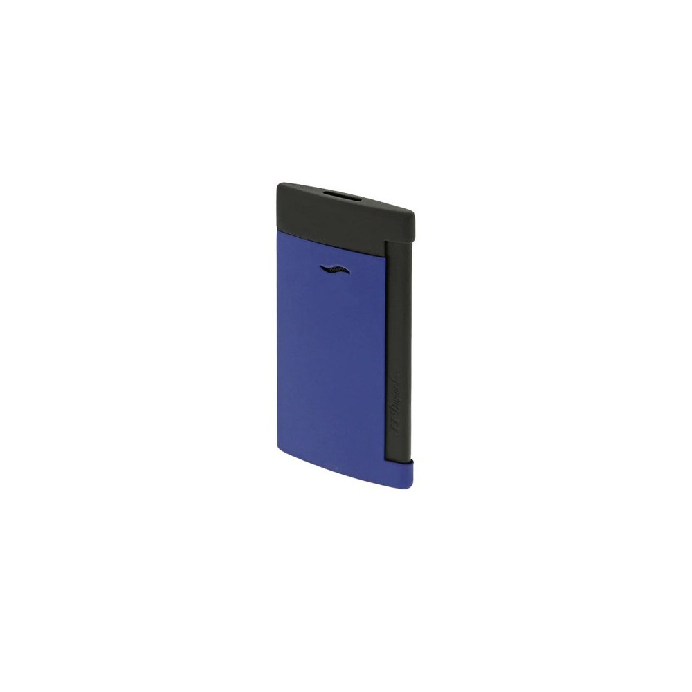 Accendino Slim 7 nero opaco e blu oceano [c900412c]