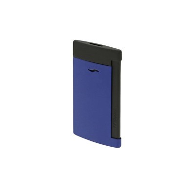 Accendino Slim 7 nero opaco e blu oceano [c900412c]