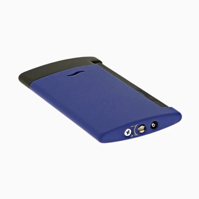 Accendino Slim 7 nero opaco e blu oceano [1b5b90ff]