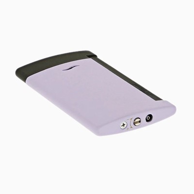 Accendino Slim 7 nero opaco e lilla [5ea856f7]