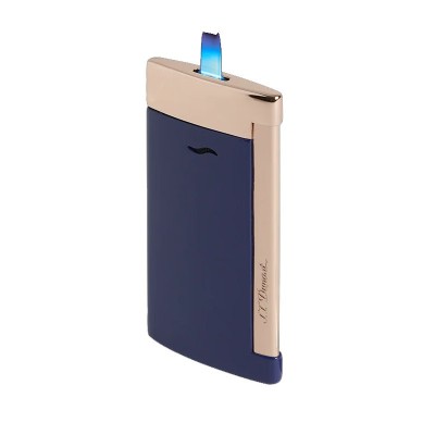 Accendino Slim 7 finitura oro blu e rosa [abc273a5]