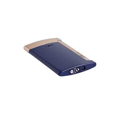 Accendino Slim 7 finitura oro blu e rosa [a2984c20]