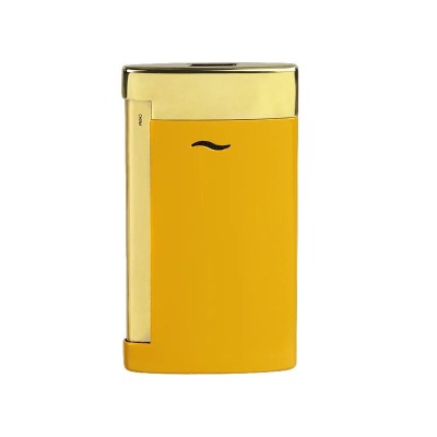 Accendino Slim 7 miele finitura dorata [076e5e20]