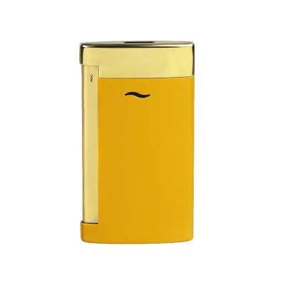 Accendino Slim 7 miele finitura dorata [076e5e20]
