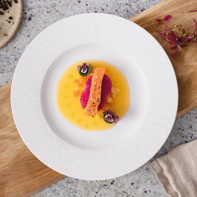 Piatto piano 27cm Manufacture Rock blanc [314785d9]