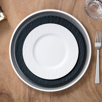 Piatto dessert 22cm Manufacture Rock blanc [34052914]