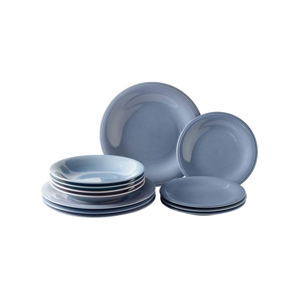 Set piatti 12 pezzi Color Loop Horizon [14bce614]