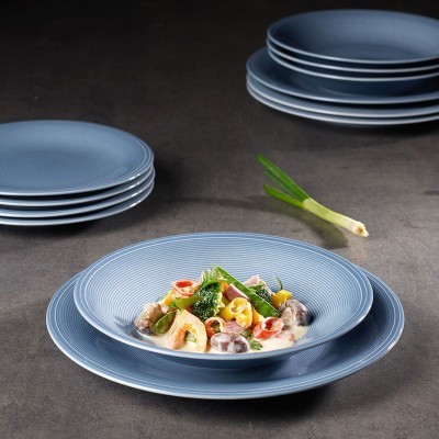 Set piatti 12 pezzi Color Loop Horizon [7a87641d]