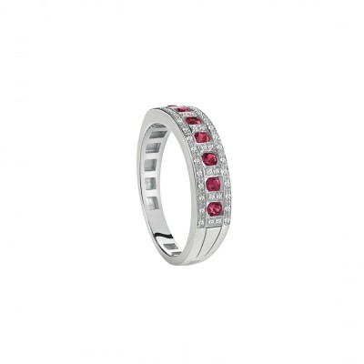 Anello Belle Époque in Oro Bianco [32c4cef3]