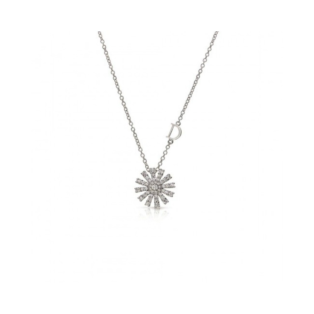 Collana Margherita in Oro Bianco [8e5b19b3]