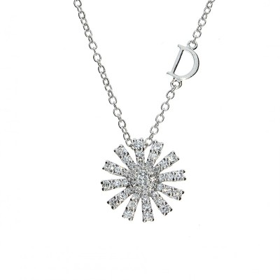Collana Margherita in Oro Bianco [d320e836]