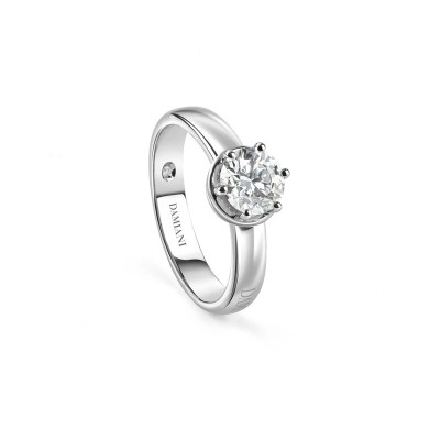 Anello in oro bianco con diamante [9472221f]