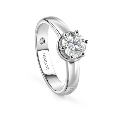 Anello in oro bianco con diamante [4d546112]