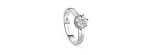 Anello in oro bianco con diamante [4d546112]