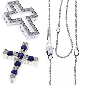 Collana in Oro Bianco [663bb101]