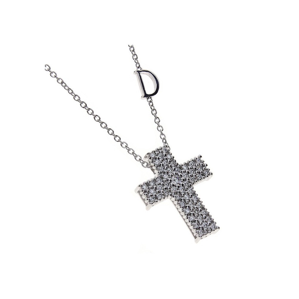 Collana Mini Simboli in Oro Bianco [de2dc5ae]