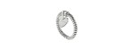 Anello Cuore in Oro Bianco [021950bc]