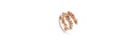 Anello oro rosa con diamanti bianchi e brown [d005ff5c]