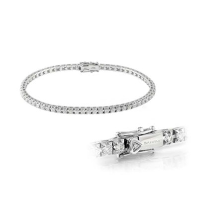 Bracciale Tennis Classic oro bianco e diamanti [5e0f2876]