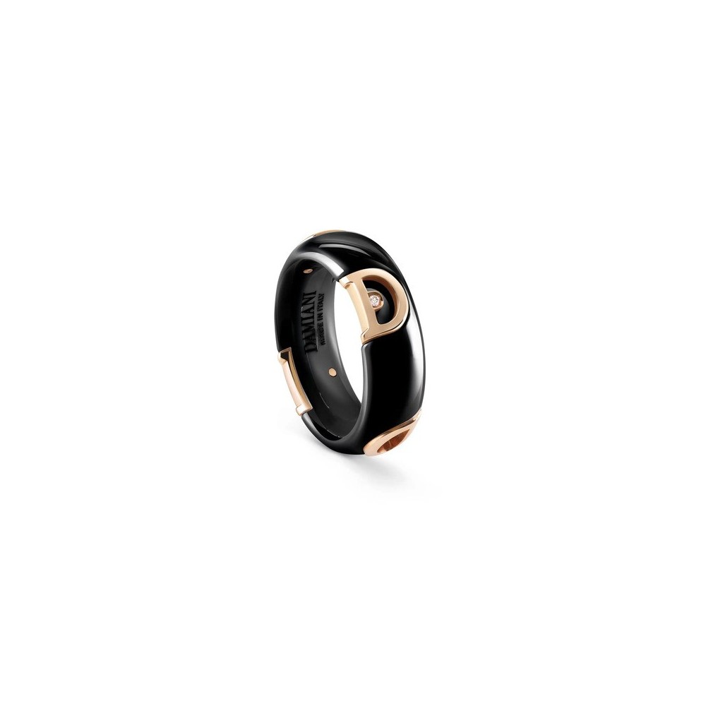 Anello D.Icon Ceramica nera [d418a86f]