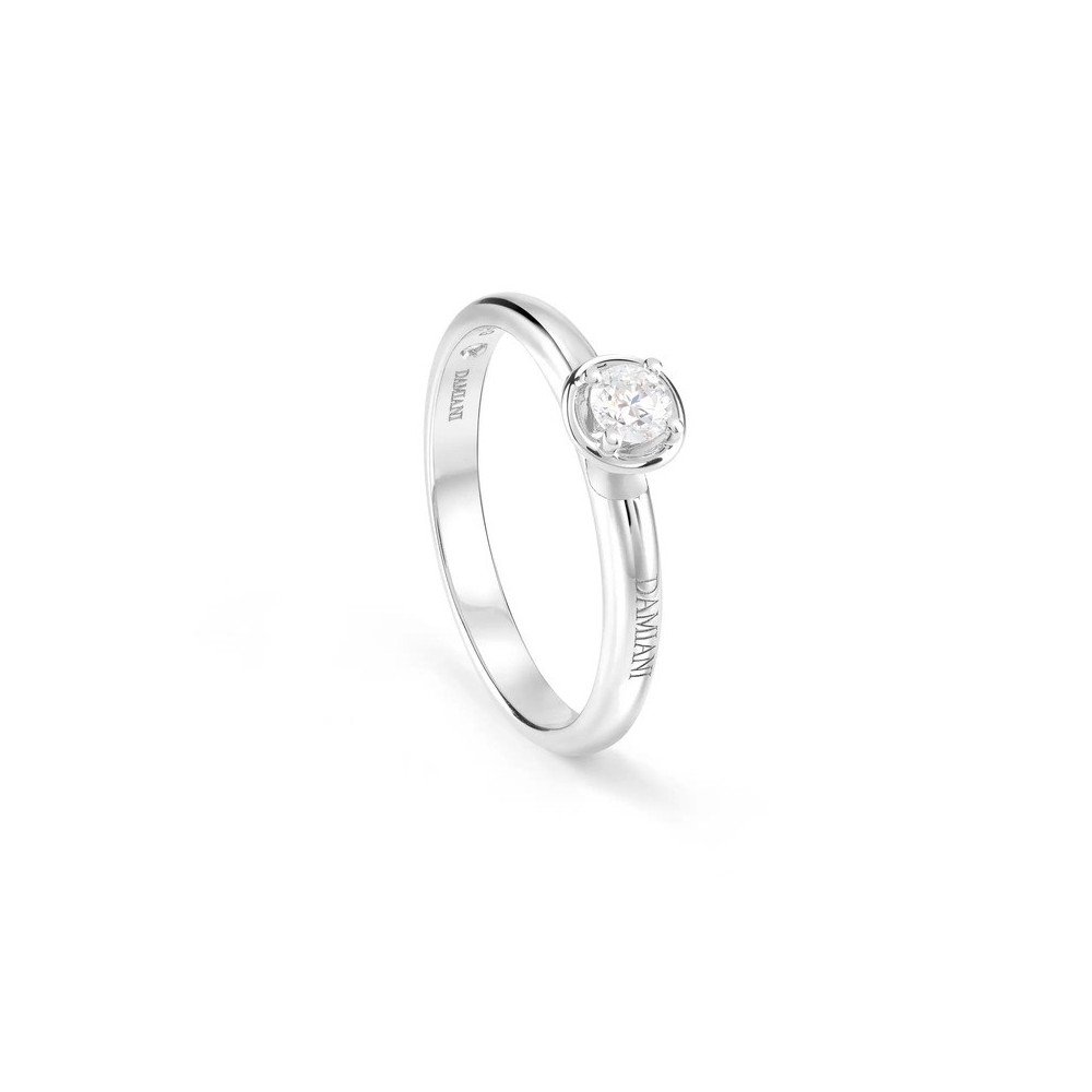 Anello Minou in oro bianco con diamante [e36383cb]