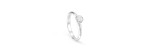 Anello Minou in oro bianco con diamante [e36383cb]