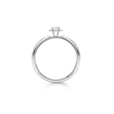 Anello Minou in oro bianco con diamante [e36383cb]