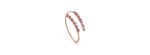 Bracciale oro rosa con diamanti, rubini e zaffiri [f8712d75]
