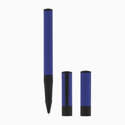 Penna Roller D-Intial blu oceano e nero [12c0633b]