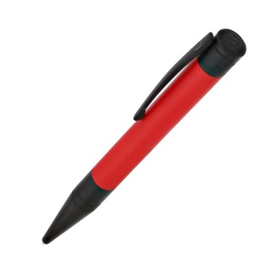 Penna a sfera D-Initial rossa e nera matte [5cadb9e8]