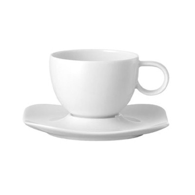 Tazza espresso con piattino Free Spirit Weiss [3abaf0c2]