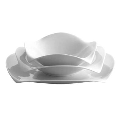 Set 3 pezzi La Carte-Poncho Weiss [d61d7b94]