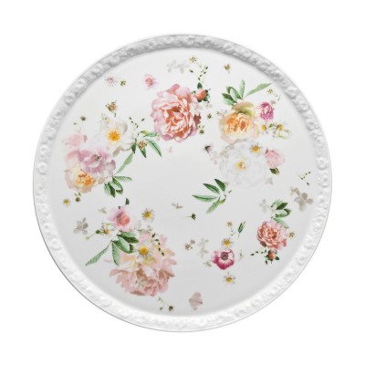 Piatto torta Maria Pink Rose [cdd3c649]