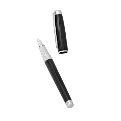 Penna stilografica Linea D-Eternity grande nera [7d55e26c]