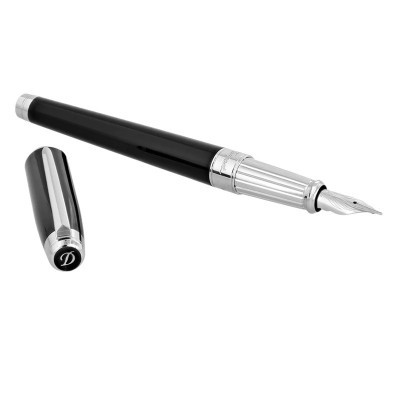 Penna stilografica Linea D-Eternity grande nera [7d55e26c]