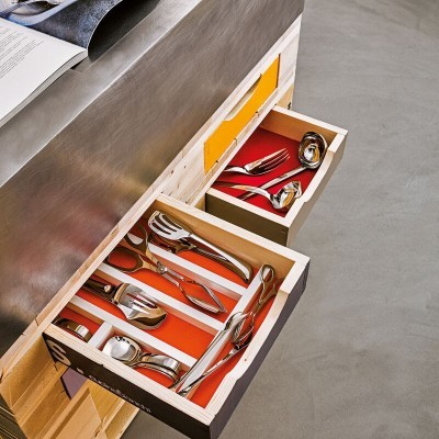 Forchettone spaghetti Serie Living Inox [9e61f11a]