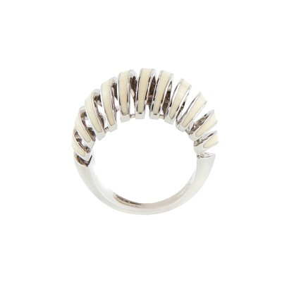 Anello Ellipse in Oro Bianco [16f645e7]