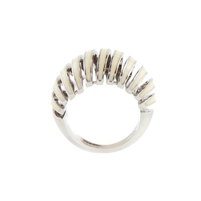Anello Ellipse in Oro Bianco [16f645e7]