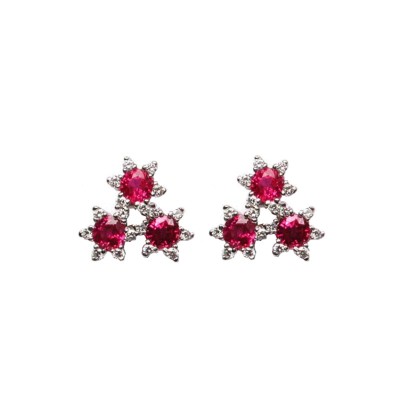 Orecchini Diamanti con Rubini [ed799120]