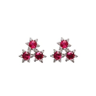 Orecchini Diamanti con Rubini [ed799120]
