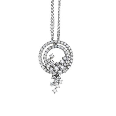 Collierino Sofia Loren oro bianco e diamanti [3b0befc6]